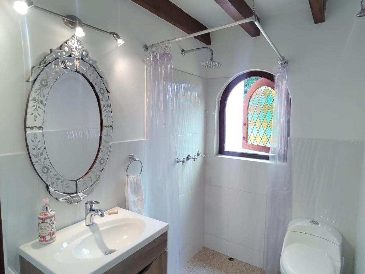 ビージャ・デ・レイバ Hacienda El Pinar Del Viento Bed & Breakfast エクステリア 写真