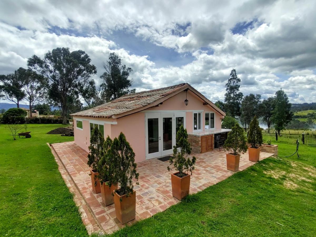 ビージャ・デ・レイバ Hacienda El Pinar Del Viento Bed & Breakfast エクステリア 写真