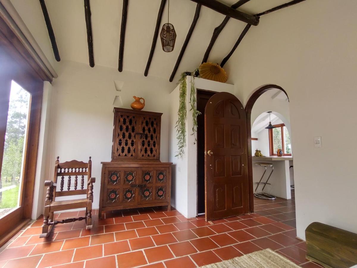 ビージャ・デ・レイバ Hacienda El Pinar Del Viento Bed & Breakfast エクステリア 写真