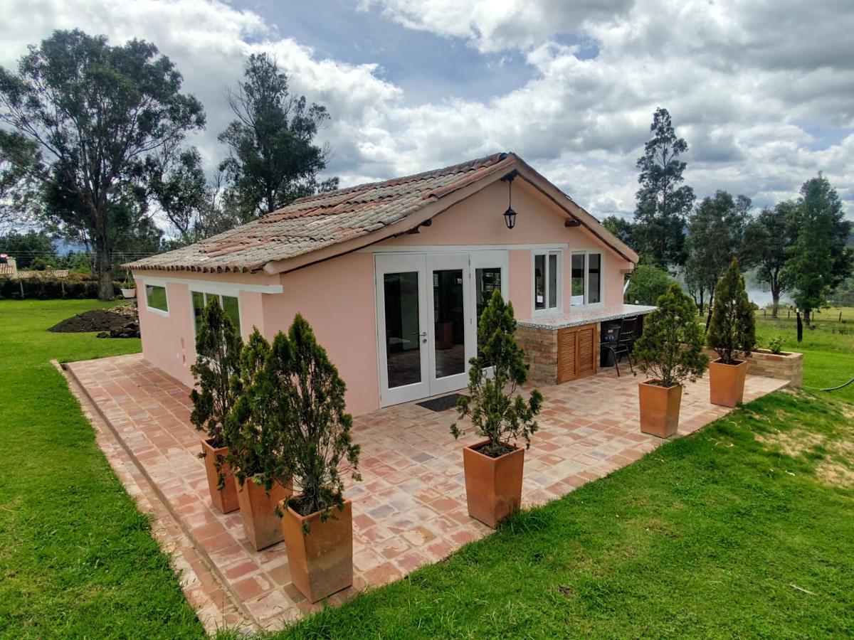 ビージャ・デ・レイバ Hacienda El Pinar Del Viento Bed & Breakfast エクステリア 写真