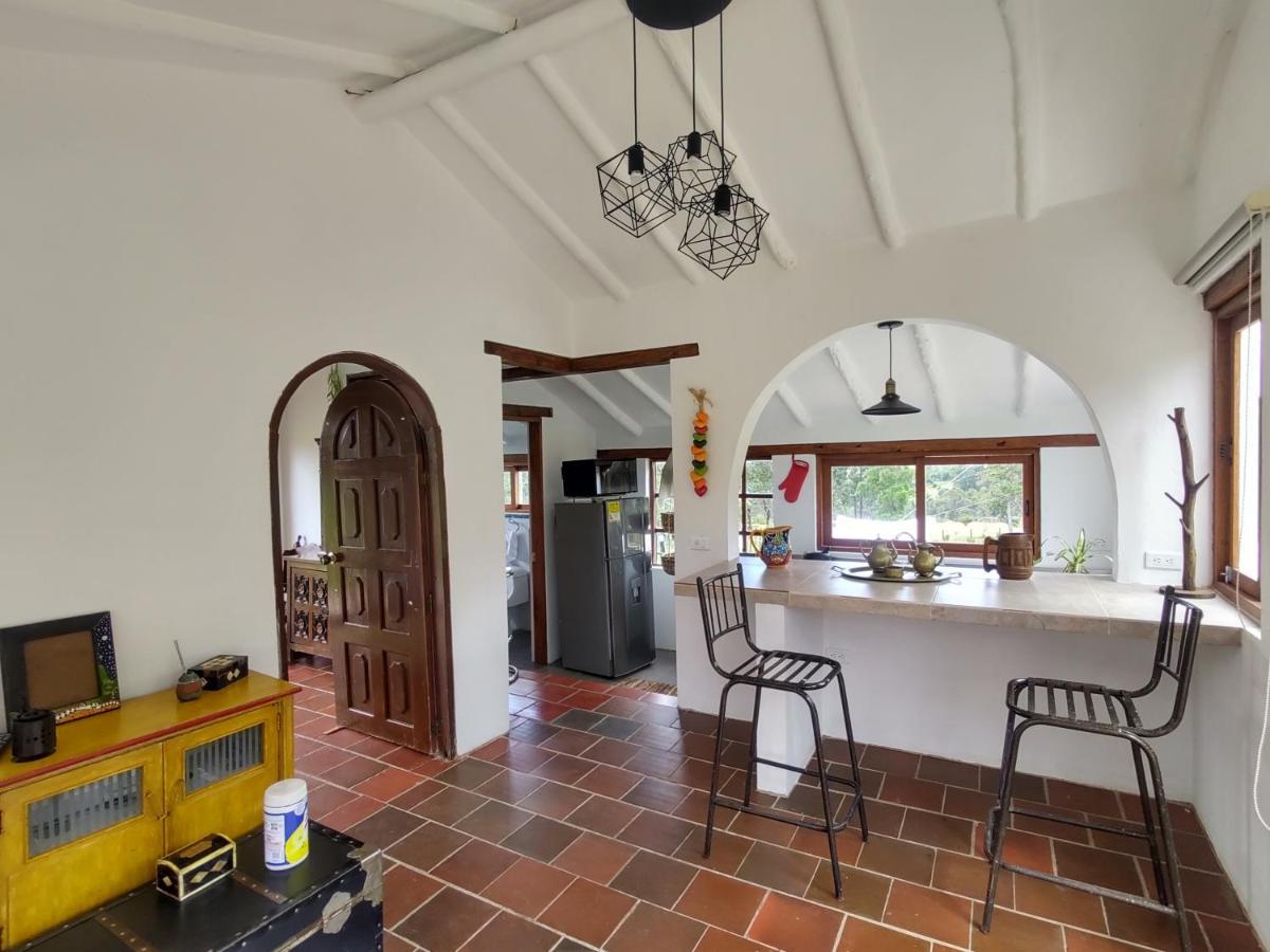 ビージャ・デ・レイバ Hacienda El Pinar Del Viento Bed & Breakfast エクステリア 写真